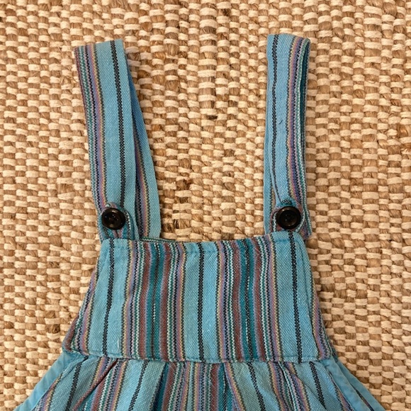 Vintage Guatemalan Child Toddler Romper Overall 2T Unisex Y2K - Picture 2 of 10